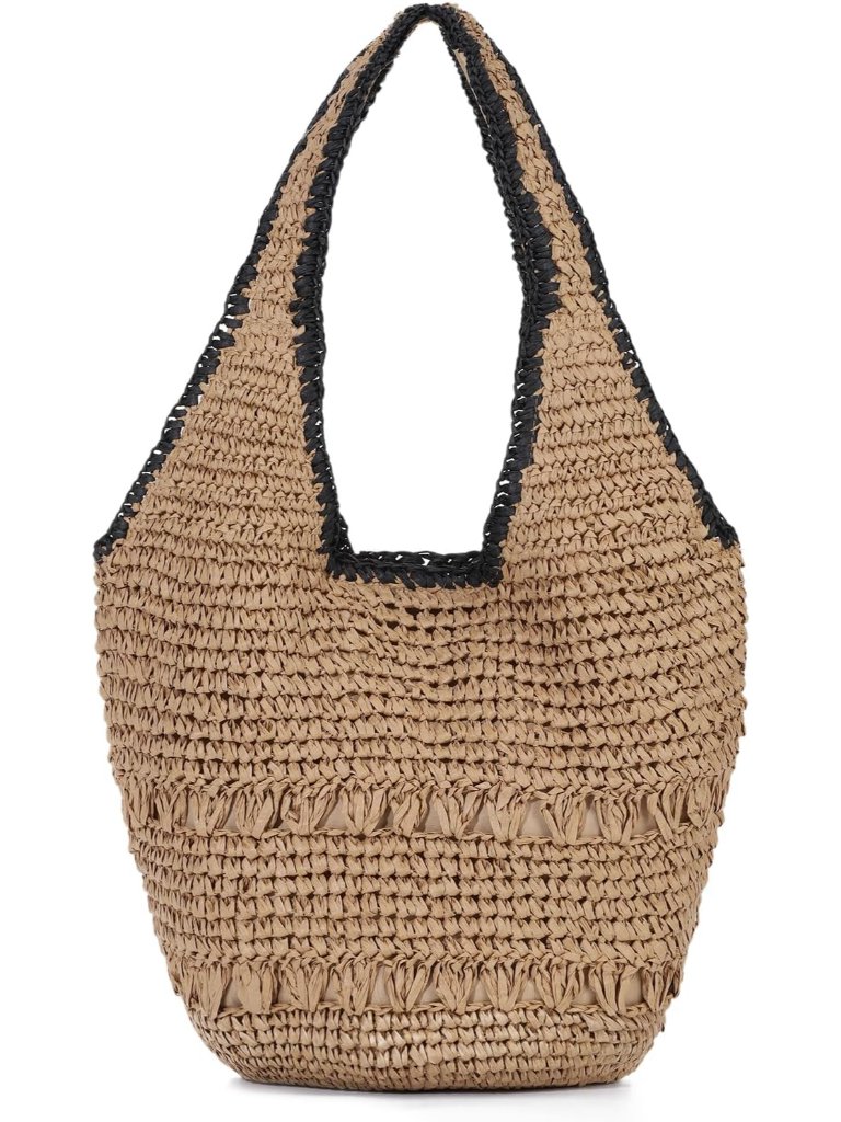 Summer Purse For Women 2026 Straw Handbag Tote Trendy Woven Bucket Beach Shoulde